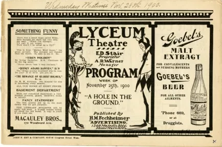 Program, Theater