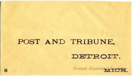 Advertisement - Detroit Post & Tribune