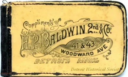Notebook - H. P. Baldwin 2nd & Co.