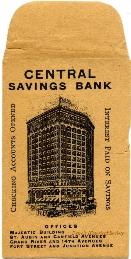 Envelope - Central Savings Bank