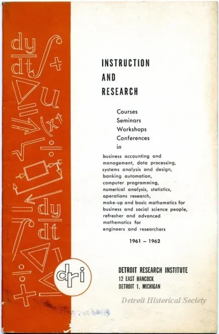 Booklet - Detroit Research Institute