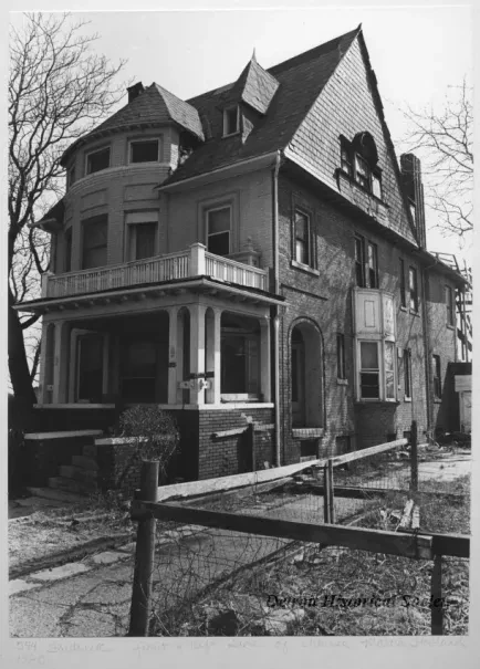 Print, Photographic - 544 Frederick, Front and Left Side of House