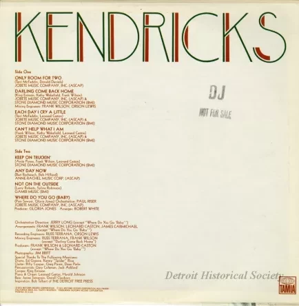 Album, Record - Eddie Kendricks