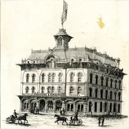 Lithograph - Garrison & Newberry Wholesale Grocers
