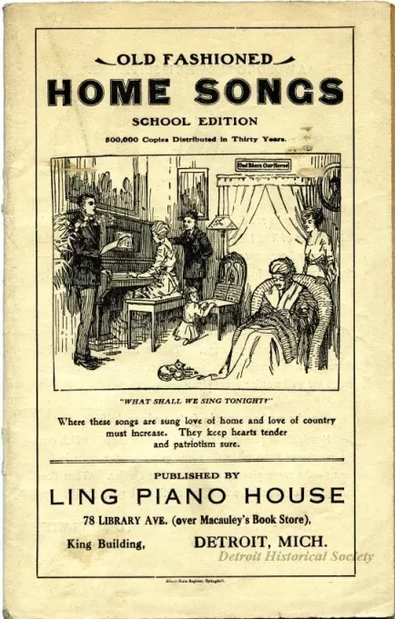 Booklet - Old Fashioned Home Songs - School Edition
Ling Piano House