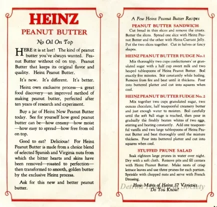 Recipe - Heinz Peanut Butter Recipes