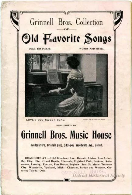 Booklet - Grinnell Bros. Collection of Old Favorite Songs
