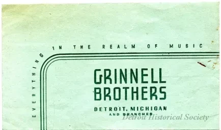 Envelope - Grinnell Brothers