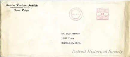 Letter - Machine Precision Institute