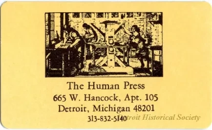 Card, Business - The Human Press