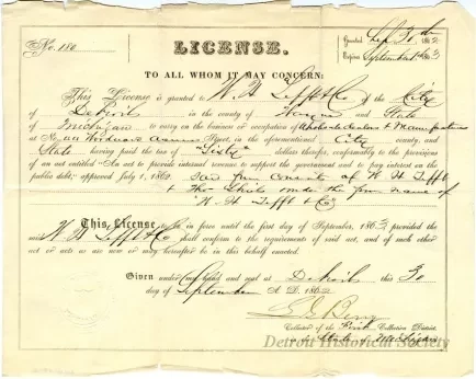 License - Internal Revenue License