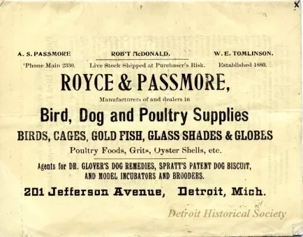 Booklet - Canaries, Cage Birds and Pet Animals
(Royce & Passmore)