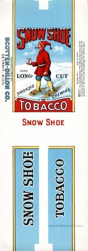 Wrapper - Snow Shoe Dark Long Cut Smoking or Chewing Tobacco