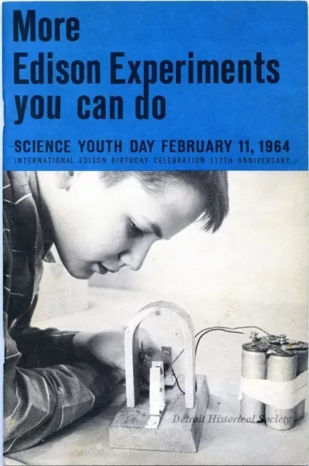 Booklet - More Edison Experiments You Can Do,
Science Youth Day