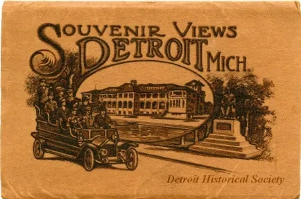 Post Folder - Souvenir Views Detroit Mich.