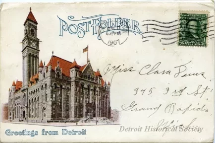 Post Folder - Greetings from Detroit
