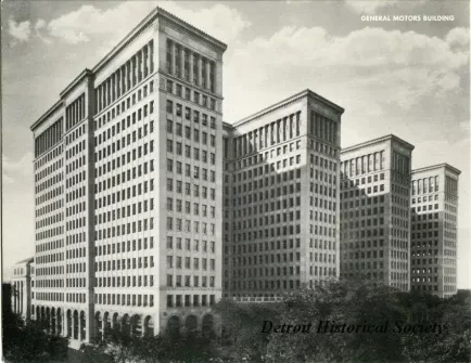 Postcard - General Motors Building