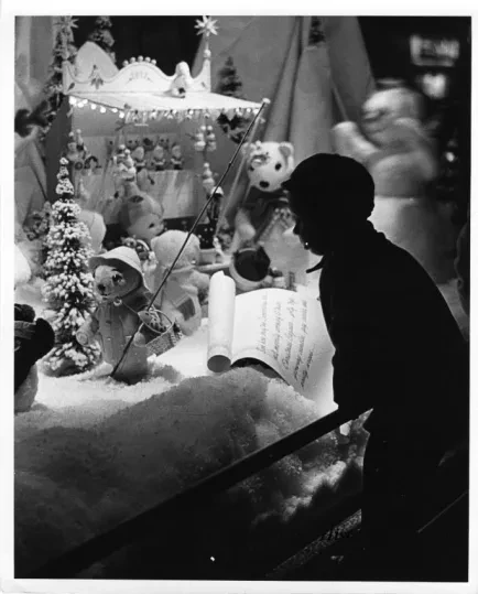 Print, Photographic - Downtown Hudson's Christmas Window