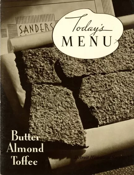 Menu - Today's Menu
Butter Almond Toffee