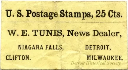 Envelope - W. E. Tunis, News Dealer