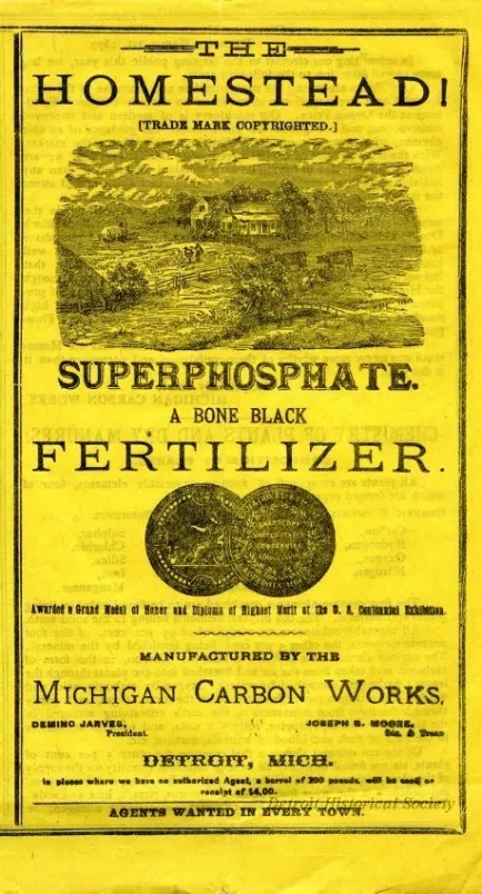 Advertisement - Superphosphate, A Bone Black Fertilizer.