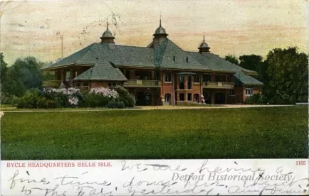 Postcard - Bicycle Headquarters Belle Isle