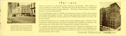 Booklet - 32 Years Ago
[Union Trust Company]