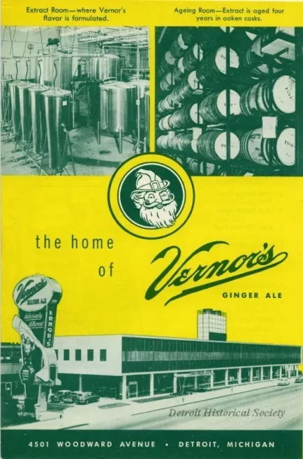 Brochure - The Home of Vernor's Ginger Ale