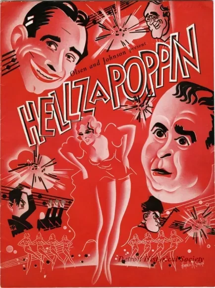 Program, Theater - Olsen and Johnson Present Hellzapoppin