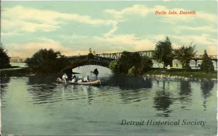 Postcard - Belle Isle, Detroit.