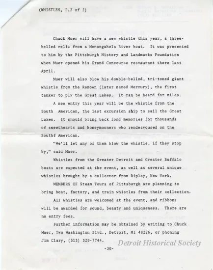 Print, Photographic - Bob-Lo Island Collection