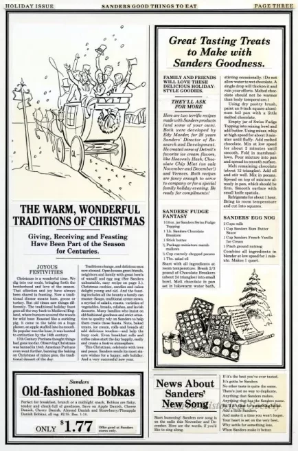 Layout - Sanders Good Things To Eat