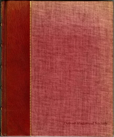 Book - Jewish Life and Culture in Detroit Exhibit, 
Detroit Historical Museum