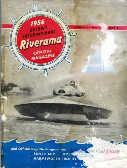 Program - 1956 Detroit International Riverama Official Magazine