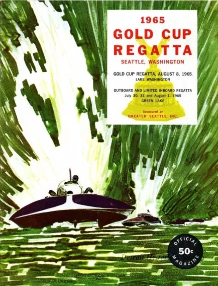 Program - 1965 Gold Cup Regatta, 
Seattle, Washington