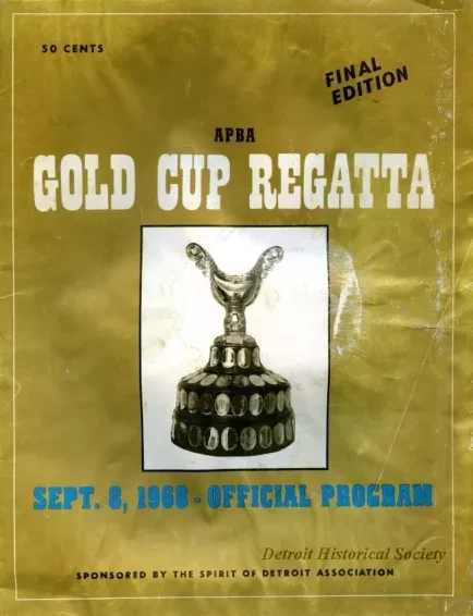 Program - APBA Gold Cup Regatta,
Final Edition