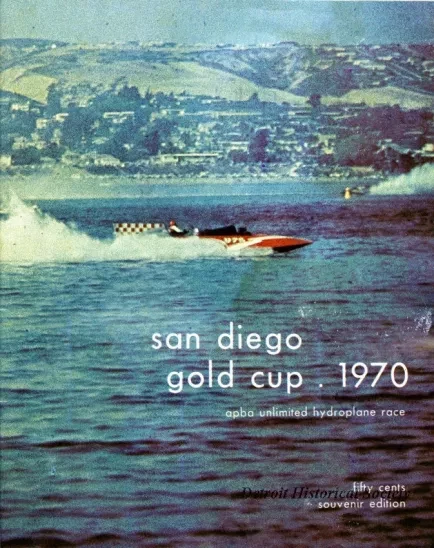 Program - San Diego Cup, 1970,
APBA Unlimited Hydroplane Race
