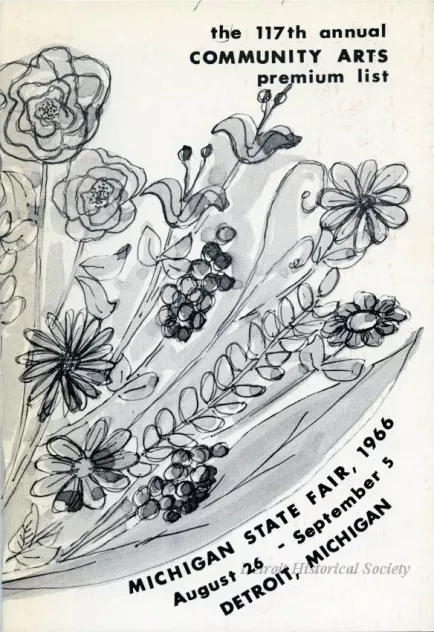 Program - The 117th Annual Michigan State Fair Community Arts Premium List