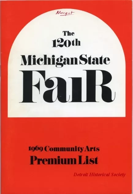 Program - Community Arts Premium List and Rules of the Michigan State Fair