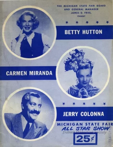 Program - Michigan State Fair All Star Show