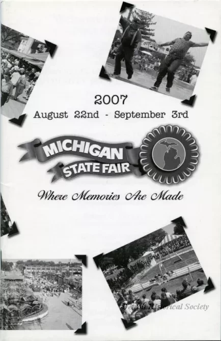 Program - 2007 Michigan State Fair Souvenir Program