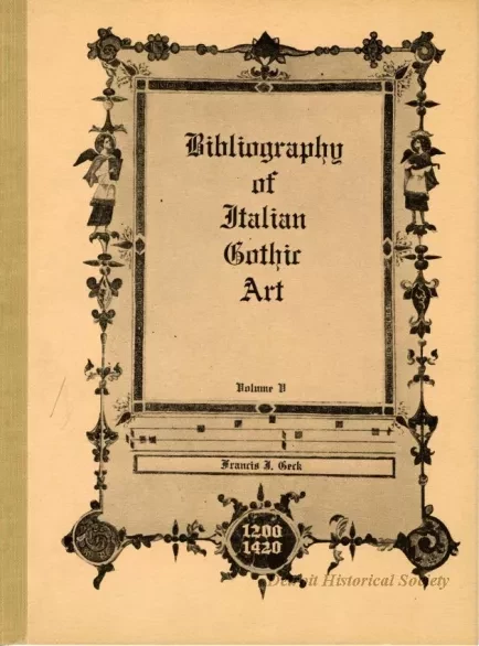 Book - Bibliography of Italian Gothic Art 1200-1420, Volume V