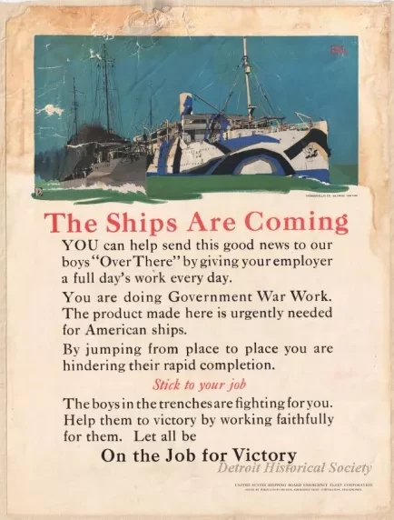 Poster - The Ships Are Coming