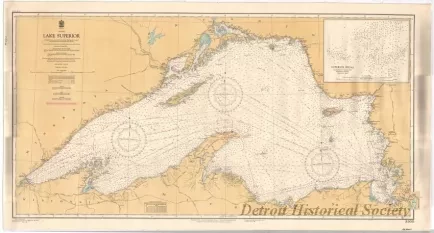 Chart, Navigational - Lake Superior