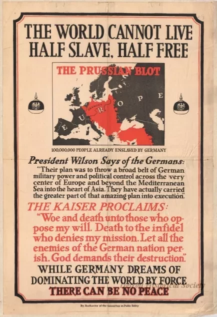 Poster - The World Cannot Live Half Slave, Half Free