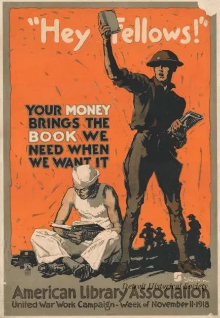 Poster - Hey Fellows!
Your Money Brings the Book We Need When We Want It