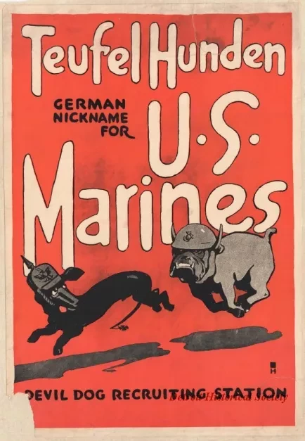 Poster - Teufel Hunden
German Nickname for U. S. Marines