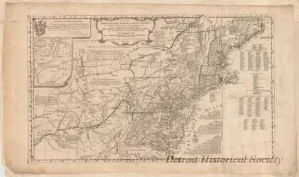 Map - A Map of the British Colonies in North America