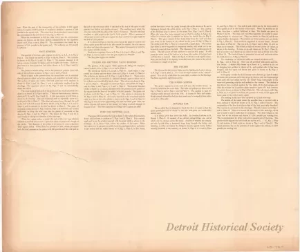 Lithograph - Description of Saint Mary's Falls Canal, Michigan, With Details of the Locks, Their Operating Machinery, and of the Movable Dam