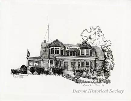 Drawing - "Angus Smith Home"